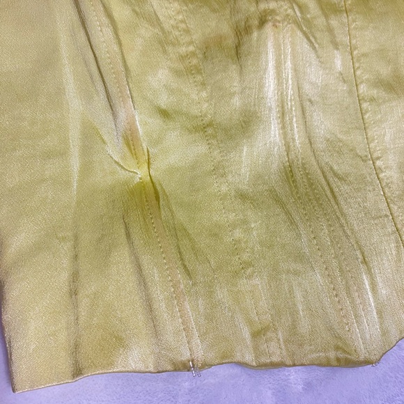 Zara Satin Effect Bustier Top Size S 💛 - Picture 6 of 7